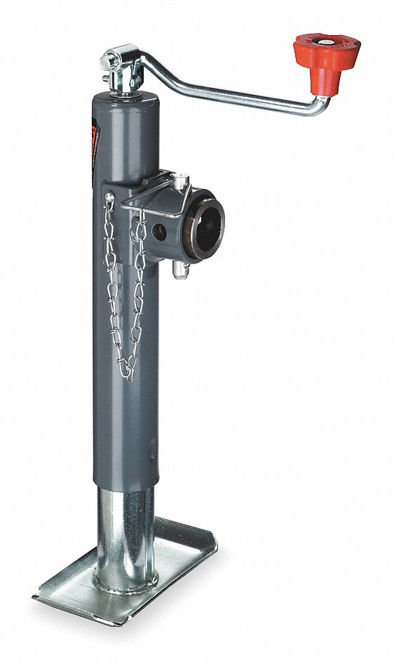 BULLDOG Trailer Jack Tubular Swivel Topwind Trailer Jack, 3,000 lb