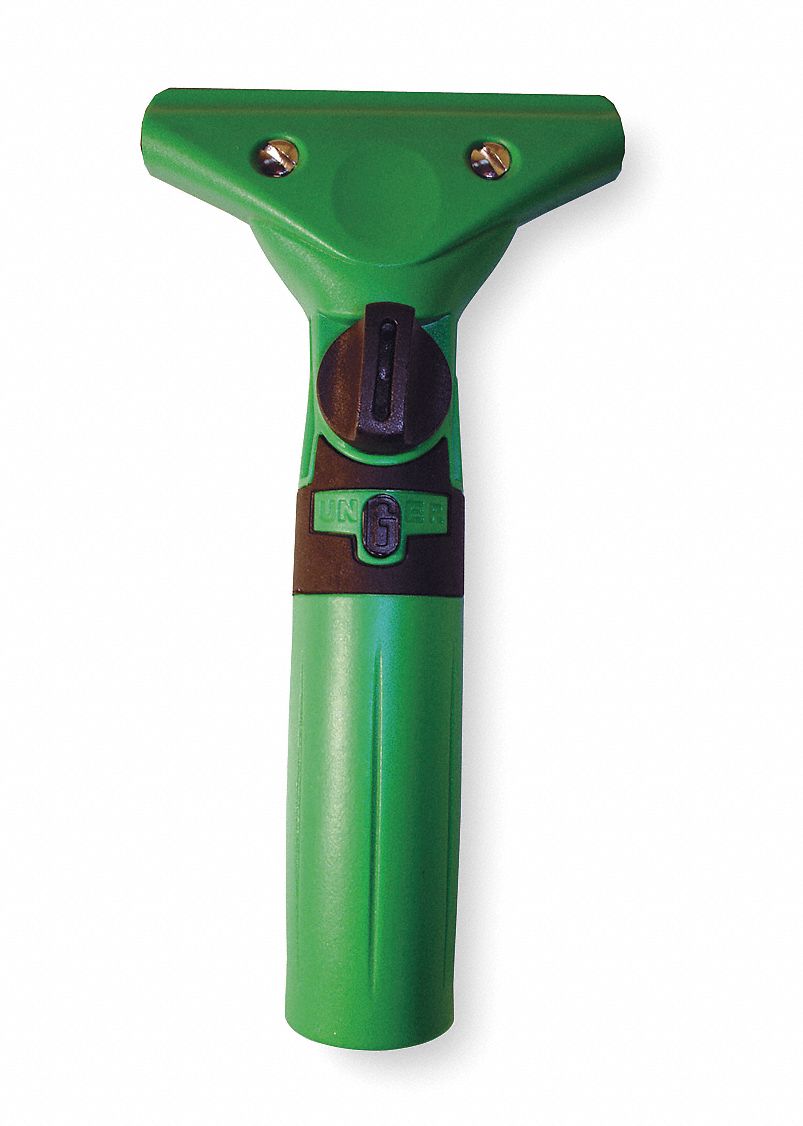 UNGER 3 1/2 inL Nylon Plastic Squeegee Handle, Green 2RMZ9LS000