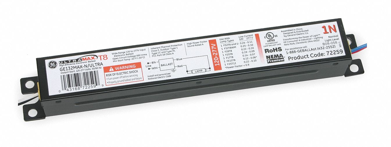 GE CURRENT UltraMax(R) P, Electronic, Fluorescent Ballast, Ballast