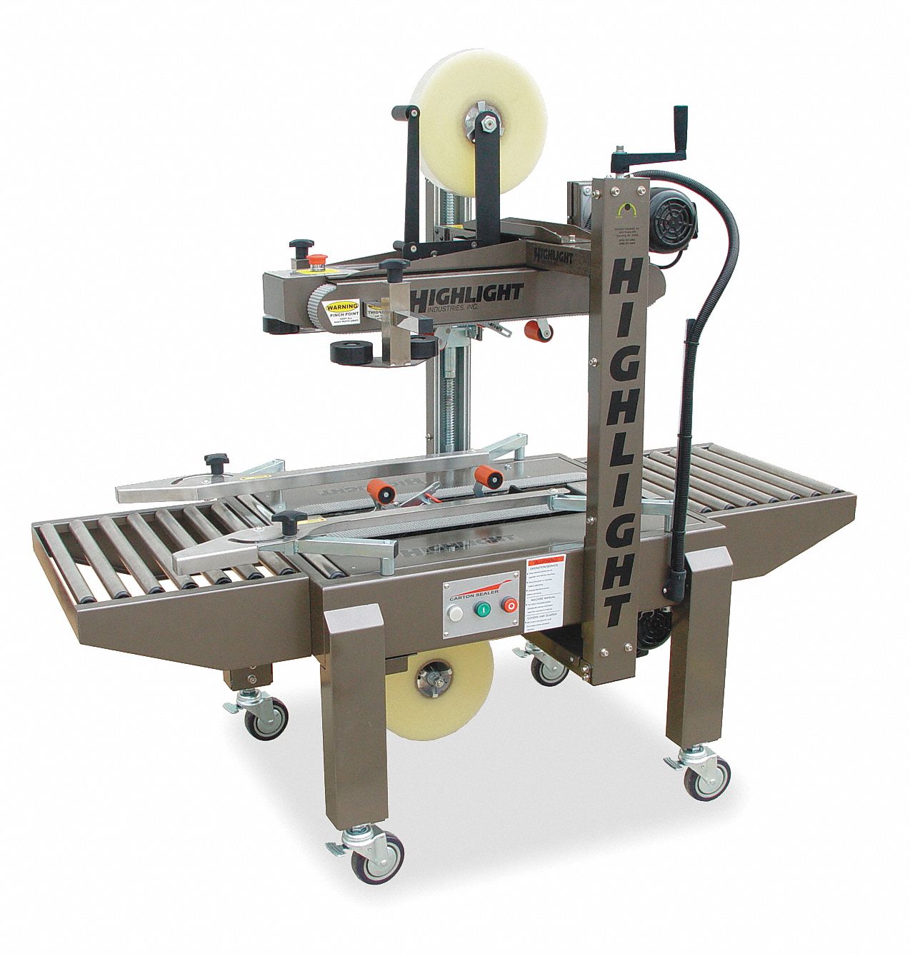 HIGHLIGHT, For 2 in Max Tape Wd, For 16 in Max Tape Roll Dia, Case