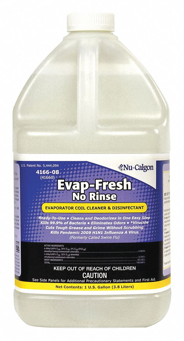 Evaporator Cleaner,Liquid,1 gal,Clear PK 4 416608 eBay