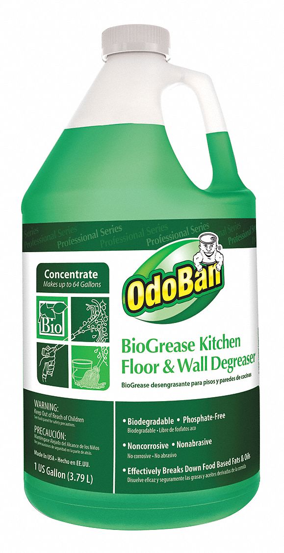 ODOBAN EARTH CHOICE, Water Based, Jug, Kitchen Floor and Wall Degreaser