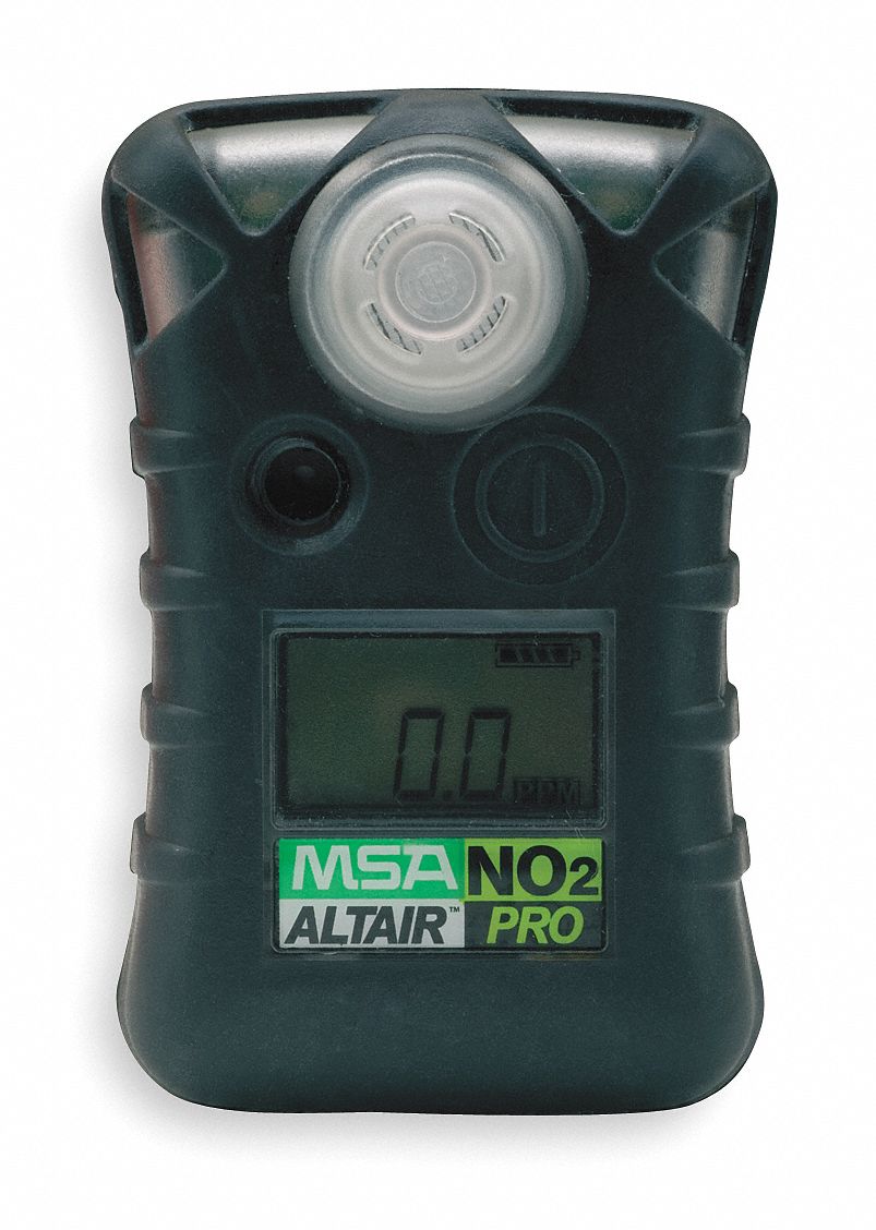MSA Single Gas Detector, 0 to 1 ppm Sensor Range, Audible, Visual and