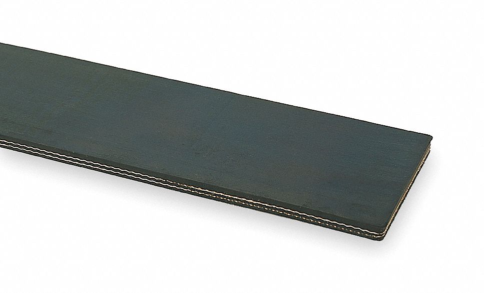 6 in Belt Wd, 5/16 in Belt Thick, HeavyDuty MultiPly Conveyor Belt