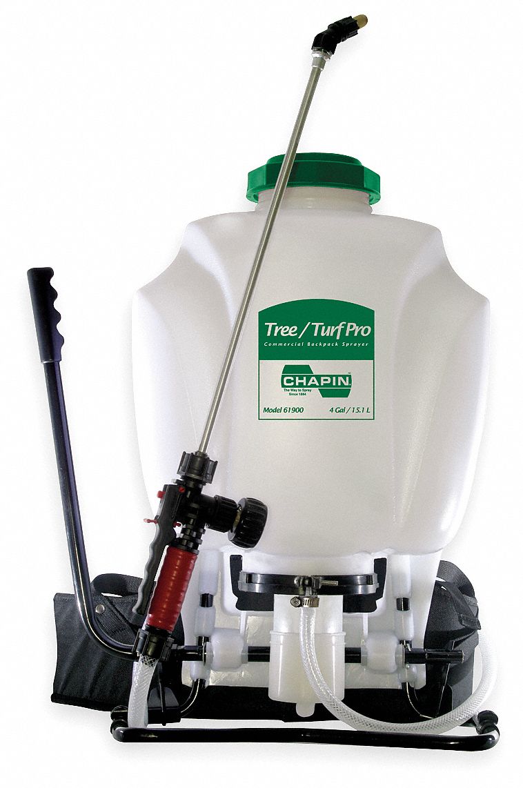 CHAPIN Backpack Sprayer 4 gal Sprayer Tank Capacity, Sprayer Pressure