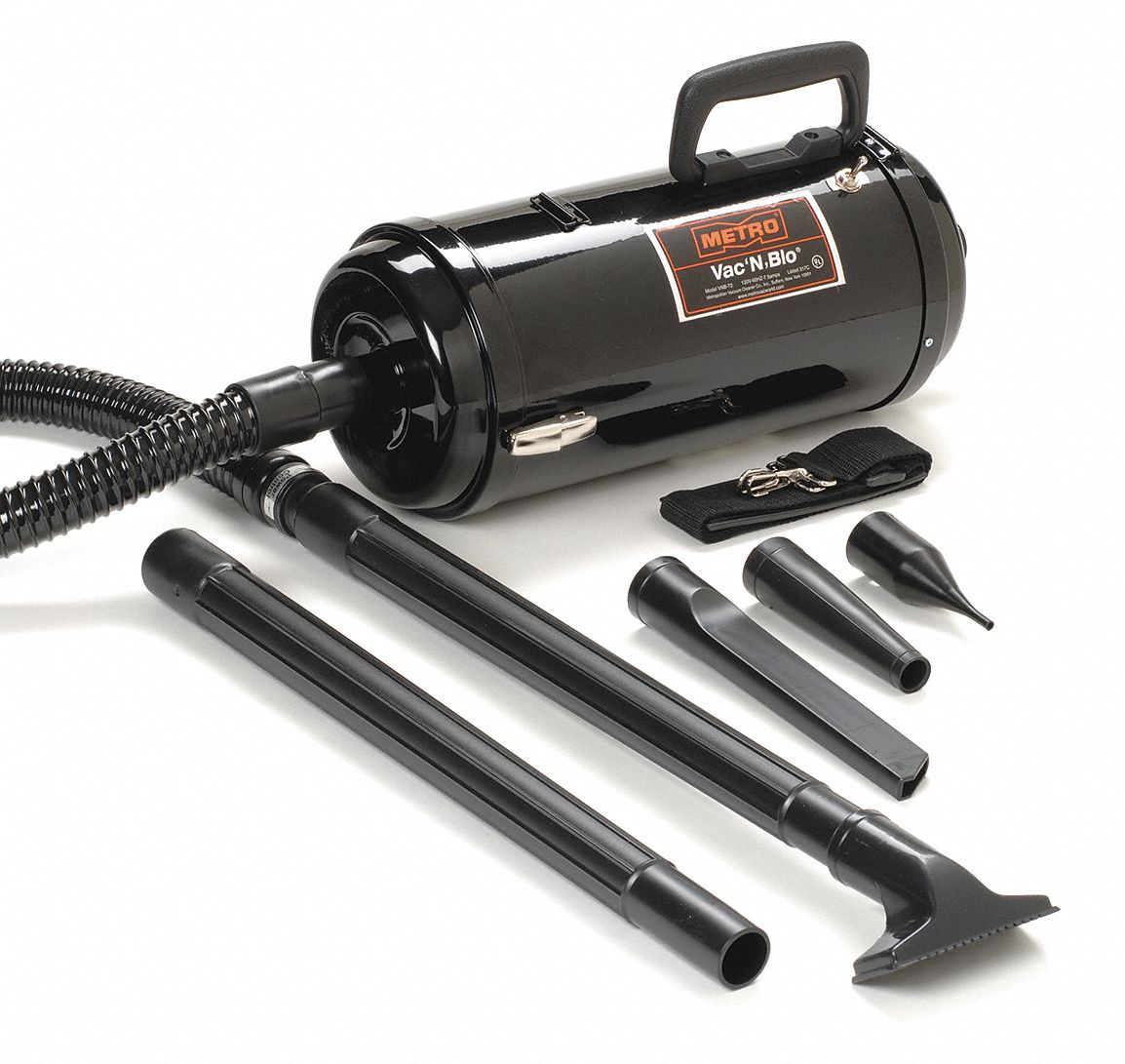 METROVAC Handheld Vacuum, 130 cfm, Standard Vacuum Filtration Type