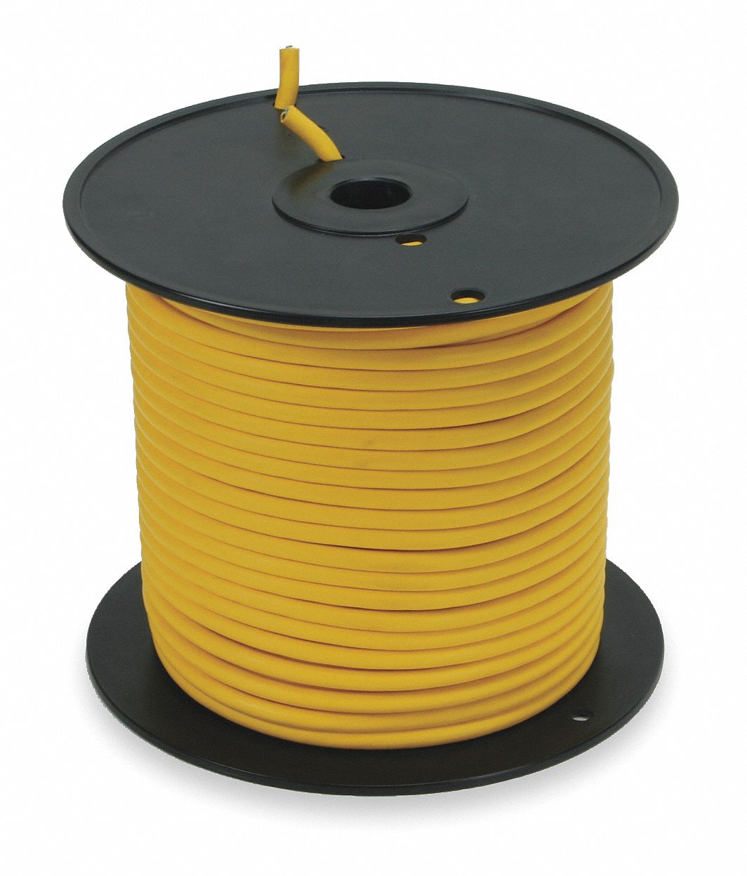 GRAINGER APPROVED Portable Cord 3 Conductors, 14 AWG Wire Size, PVC, Yellow, 250 ft Lg 2TYK9
