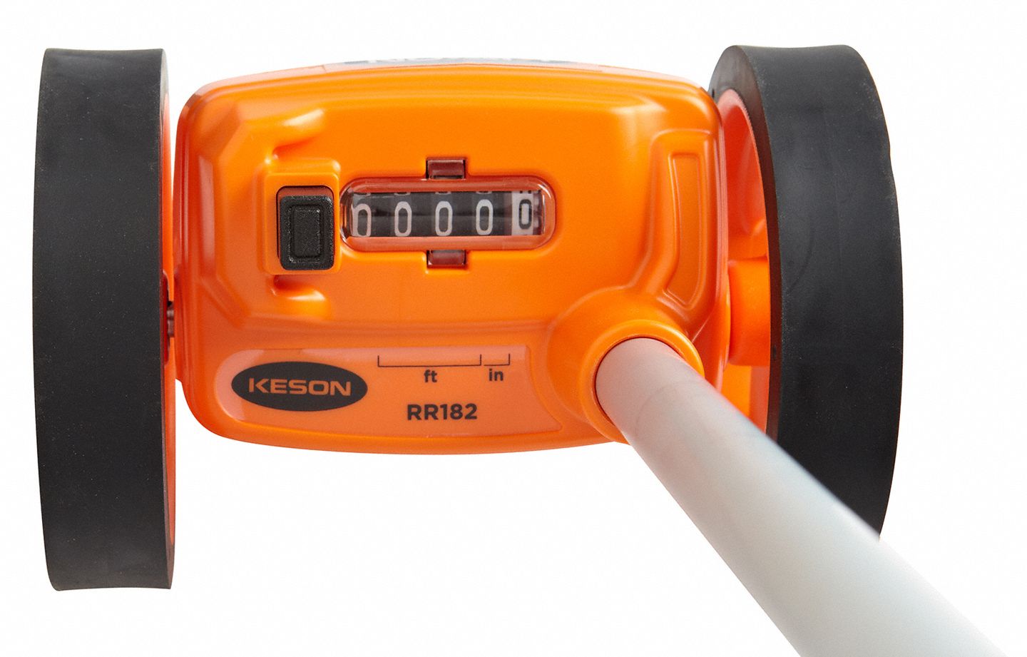 KESON Measuring Wheel Dual Wheel, 1 ft Wheel Circumference, 4 in Wheel