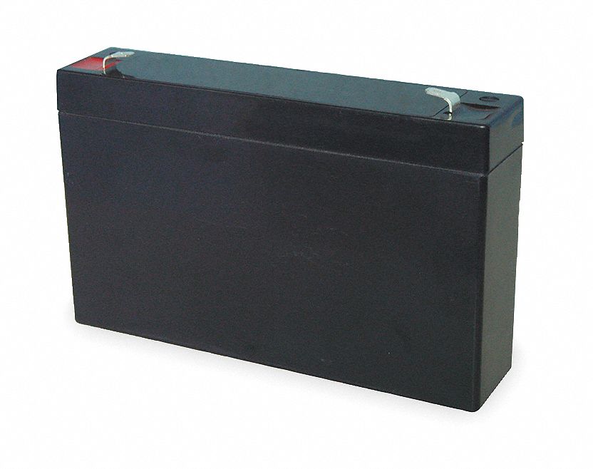 6V DC, 12 Ah Capacity, Sealed Lead Acid Battery 2UKK72UKK7 Grainger