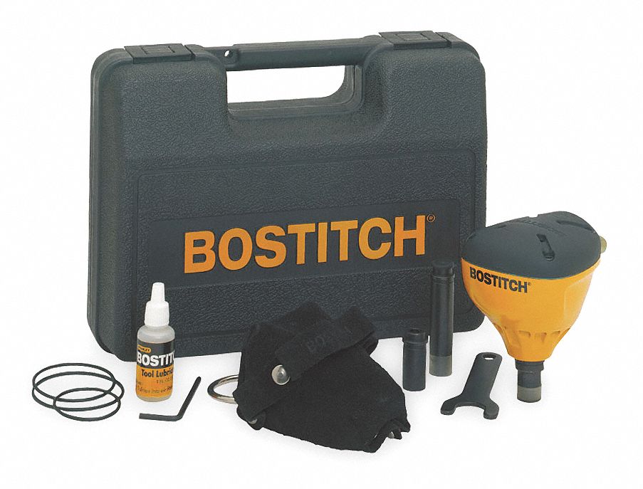 BOSTITCH, Impact Nailer, 0°, Nail Gun Kit 2UV91PN100K Grainger