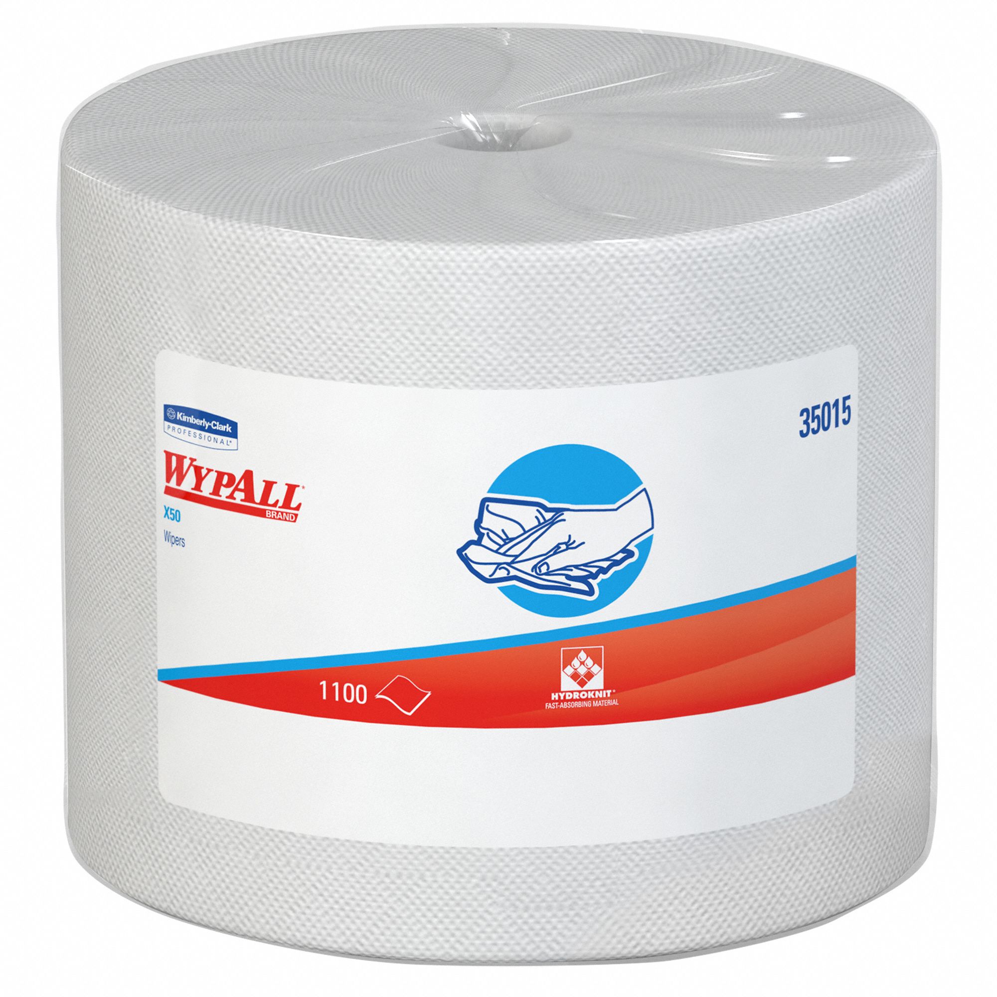 WYPALL Dry Wipe Roll Jumbo Perforated Roll, Light Absorbency, Good Wet