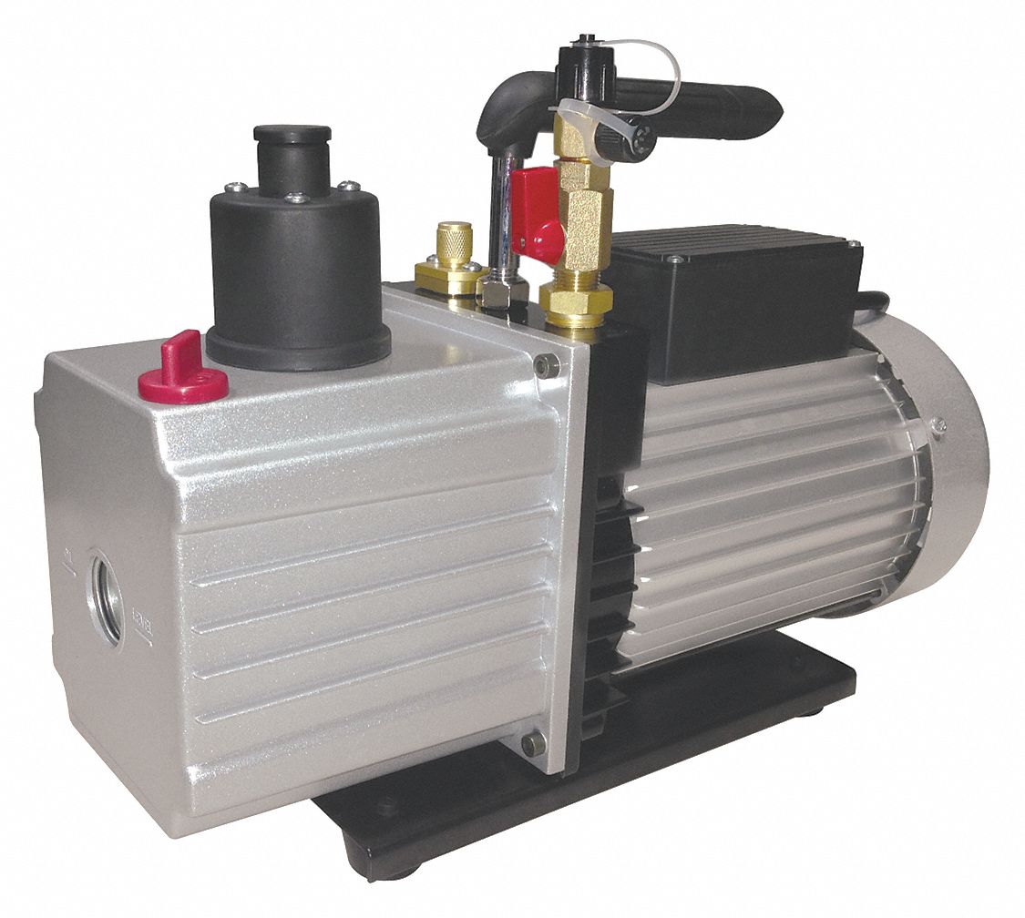 DAYTON, 9 cfm Displacement, 1/2 hp HP, Refrigerant Evacuation Pump