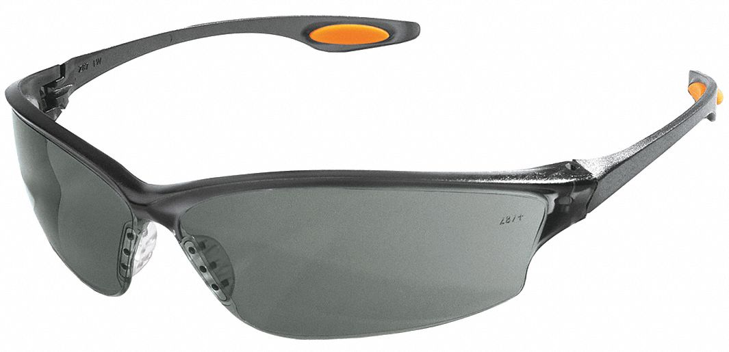 CONDOR Safety Glasses AntiScratch, No Foam Lining, Wraparound Frame