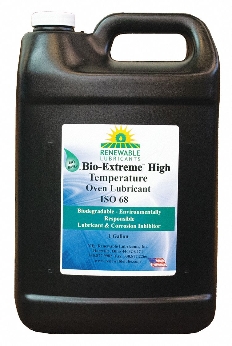 RENEWABLE LUBRICANTS Chain and Wire Rope Lubricant, Jug, Vegetable Oil