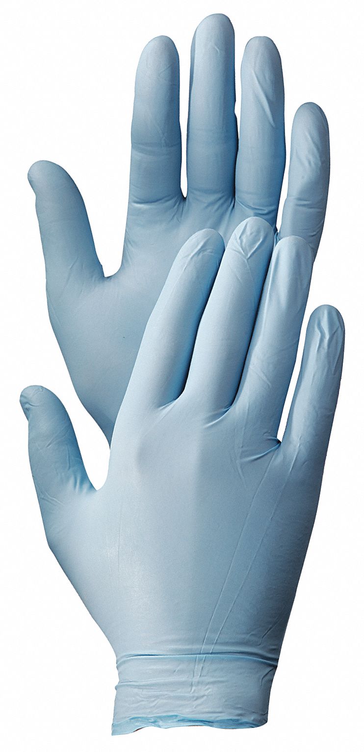 SHOWA Disposable Gloves ChemicalResistant/FoodGrade/Gen Purpose, 4