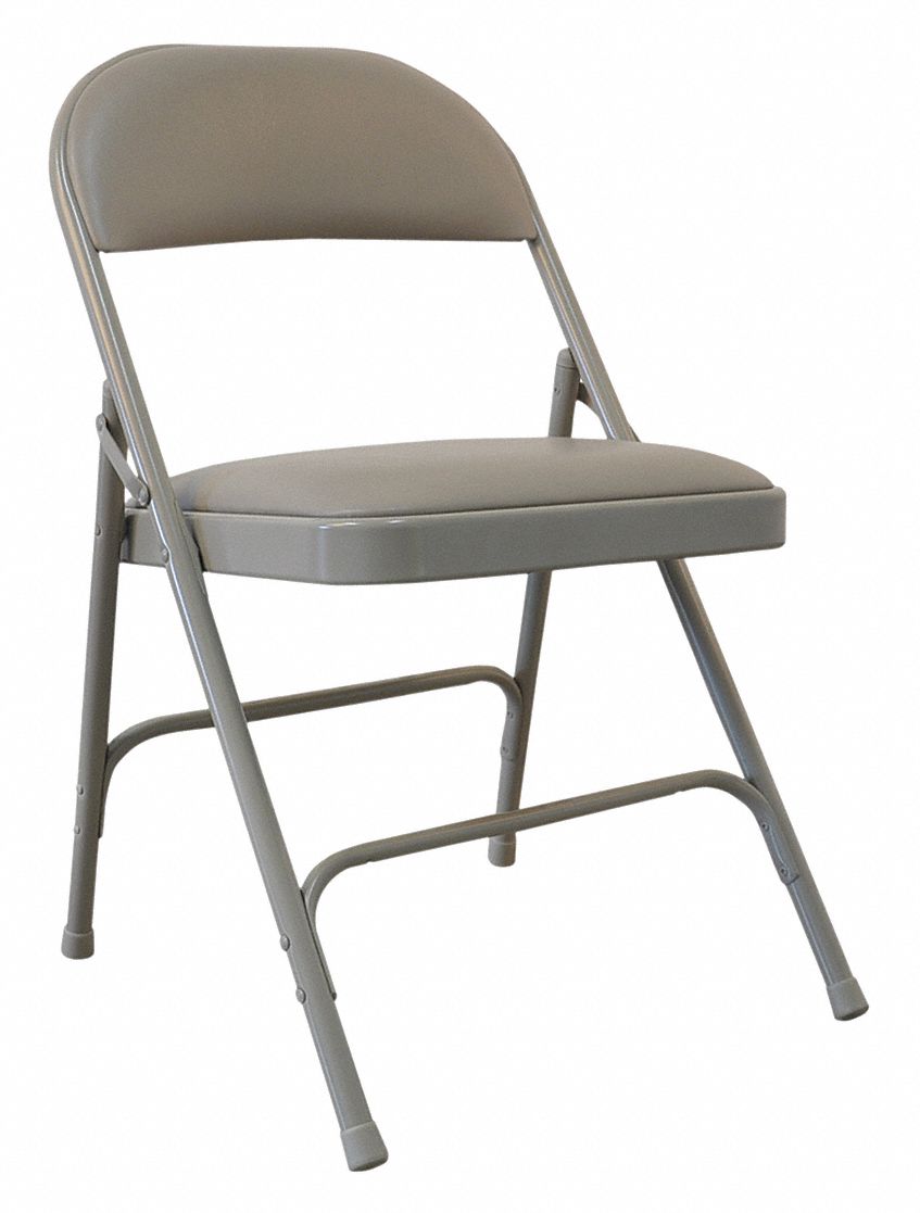 GRAINGER APPROVED Beige Steel Folding Chair with Beige Seat Color, 1EA 2W1582W158 Grainger