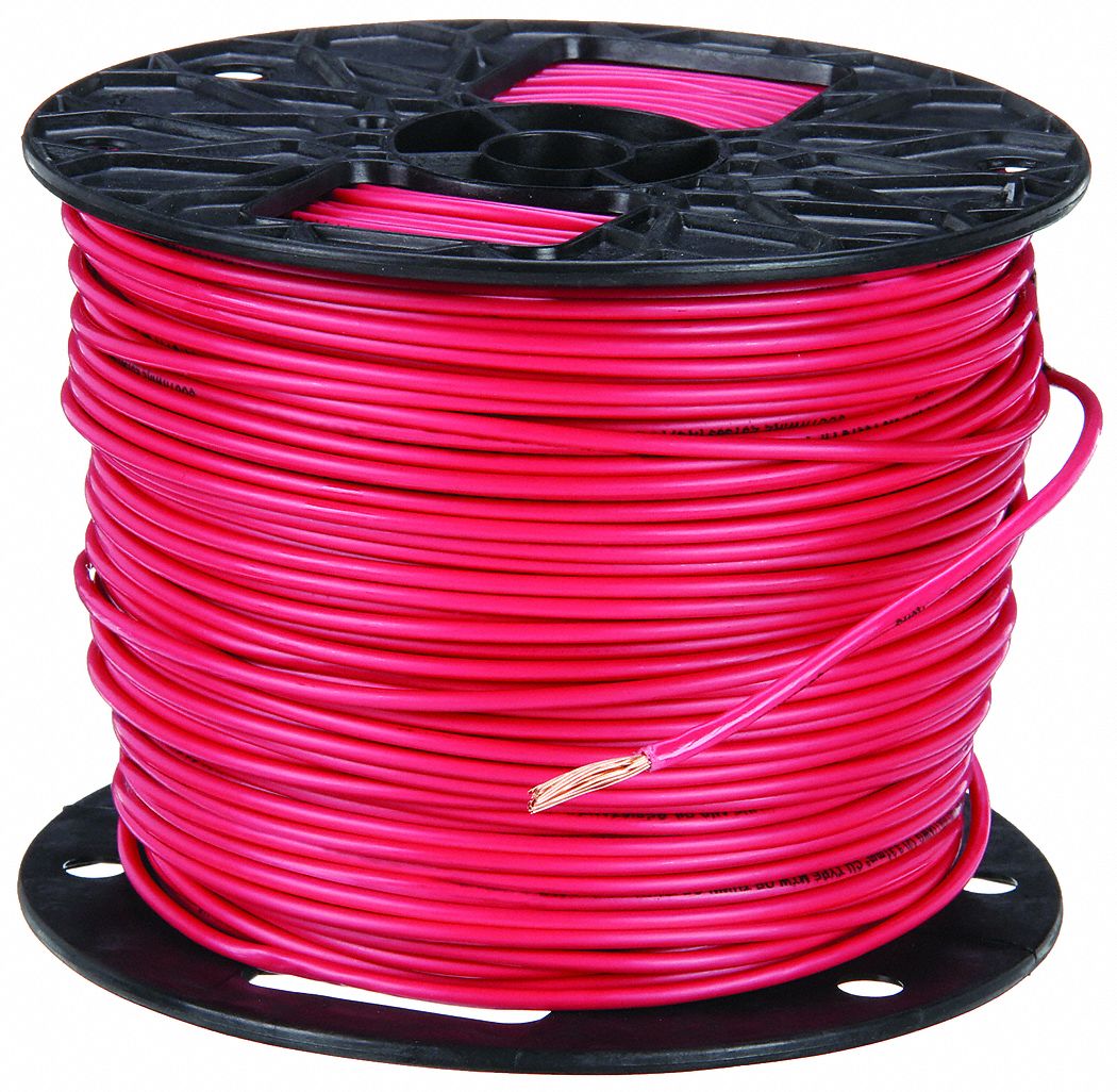 Southwire Building Wire, THHN, 12 AWG, Red, 500 ft. 22966601 22966601