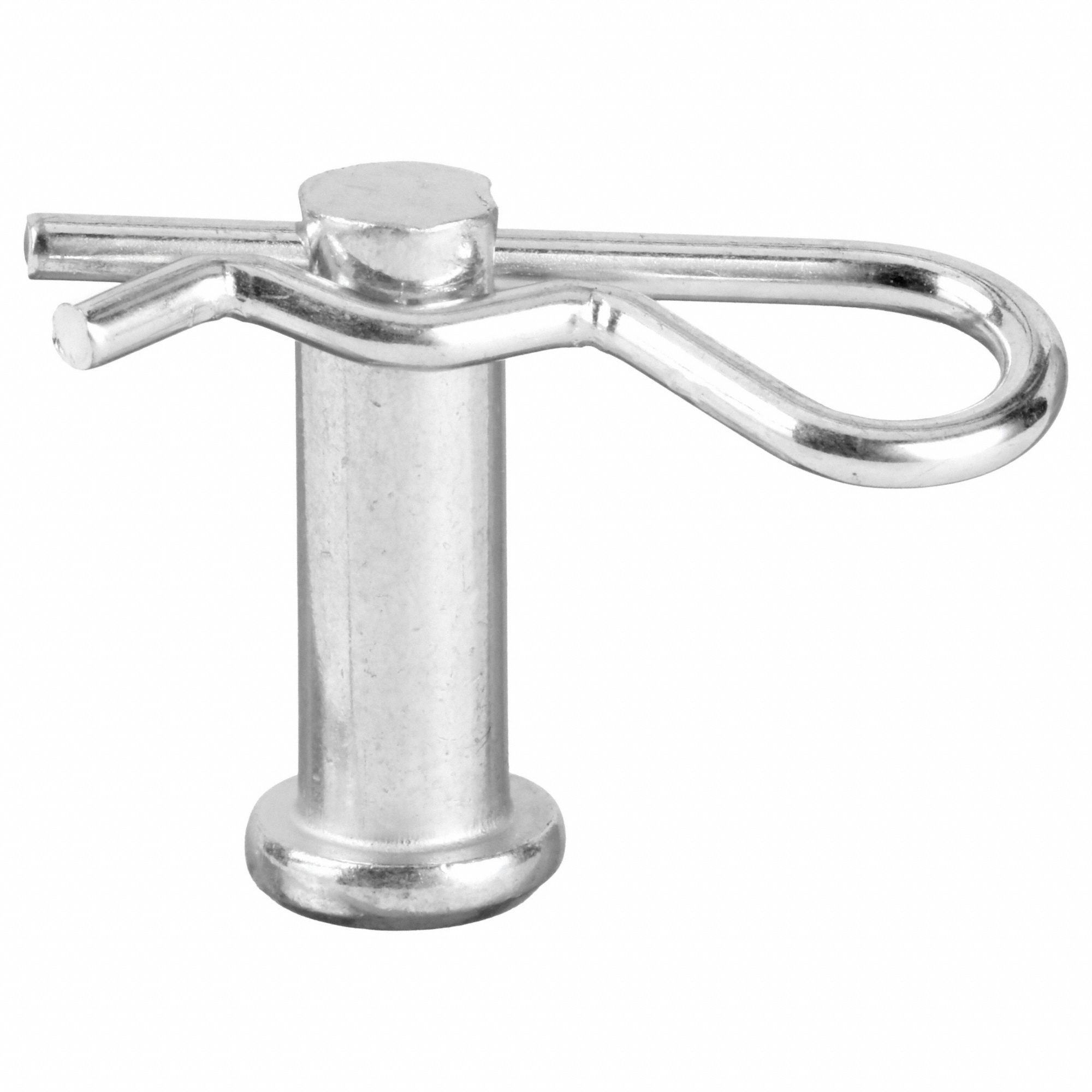 Inch, 1/4 in Pin Dia, Clevis Pin,0.75 in L 0.25in dia,PK10 2XAP8WWGCLPZBP049 Grainger