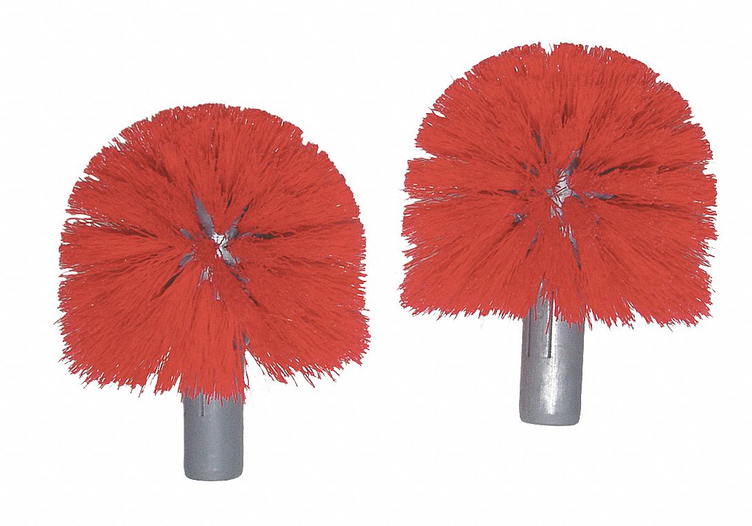 UNGER, Nylon, Red, Replacement Brush Heads 2XE26BBRHR Grainger