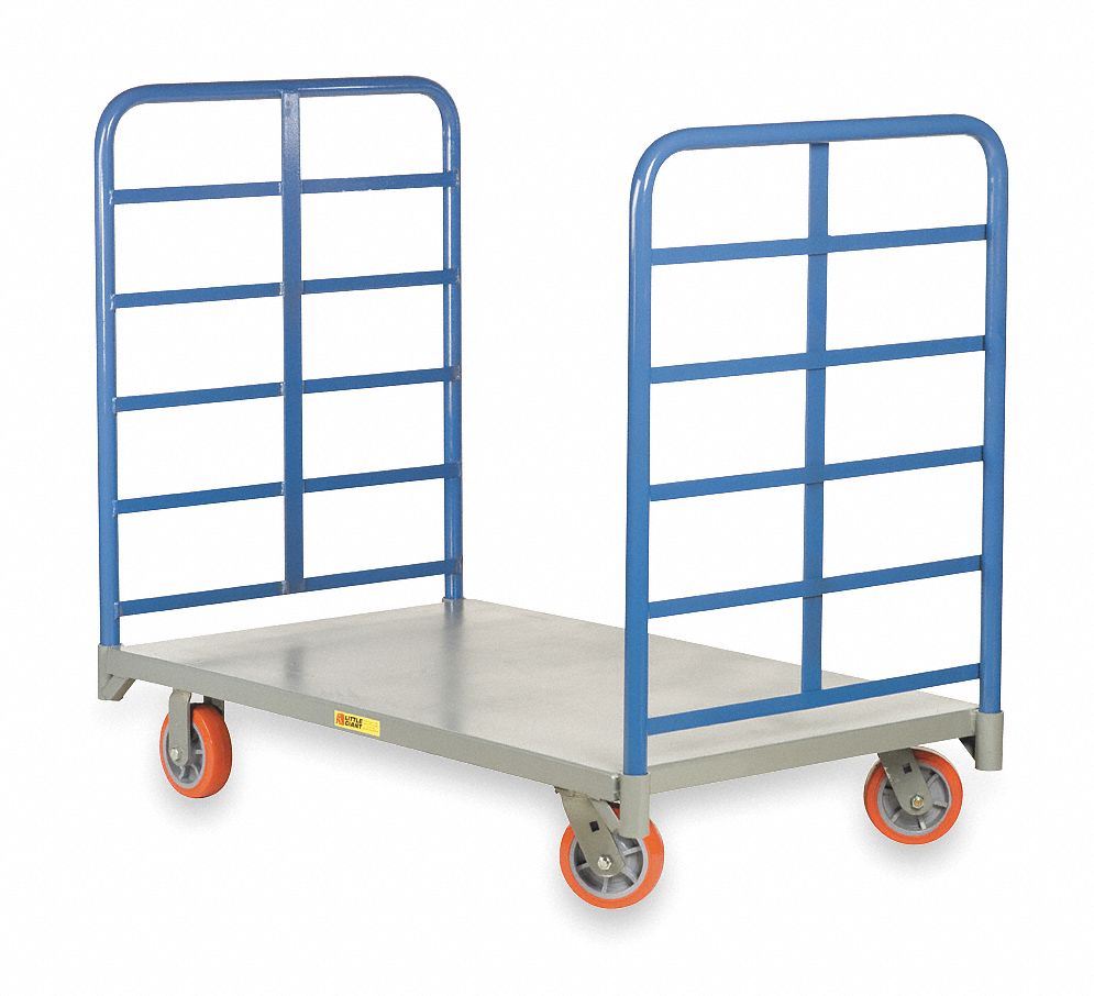 LITTLE GIANT DualHandle SteelDeck Platform Truck, 48 in x 24 in x 9