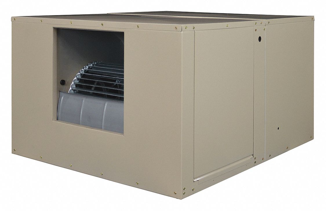 MASTERCOOL, 1600 sq ft, 4,400 cfm, Ducted Evaporative Cooler with Motor