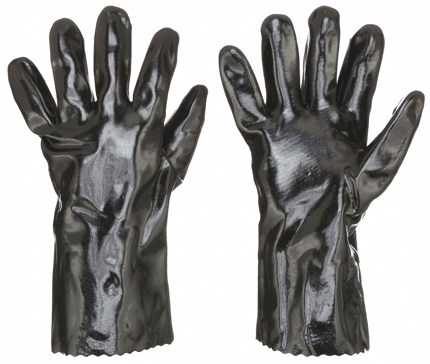 12 in Glove Lg, Smooth, Chemical Resistant Gloves 2YEP12YEP1 Grainger