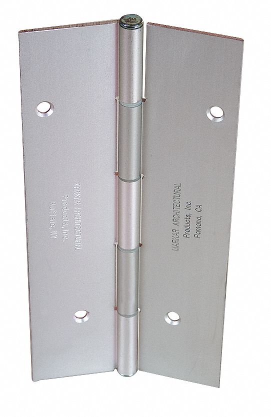MARKAR 180 ° Continuous Hinge With Holes, Satin Aluminum, Door Leaf 96