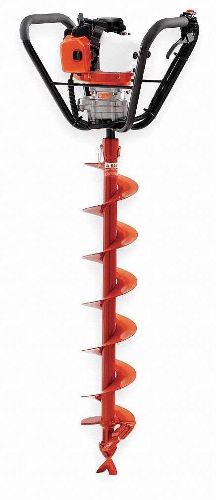 Gas Post Hole Digger, 1.6 HP - Grainger