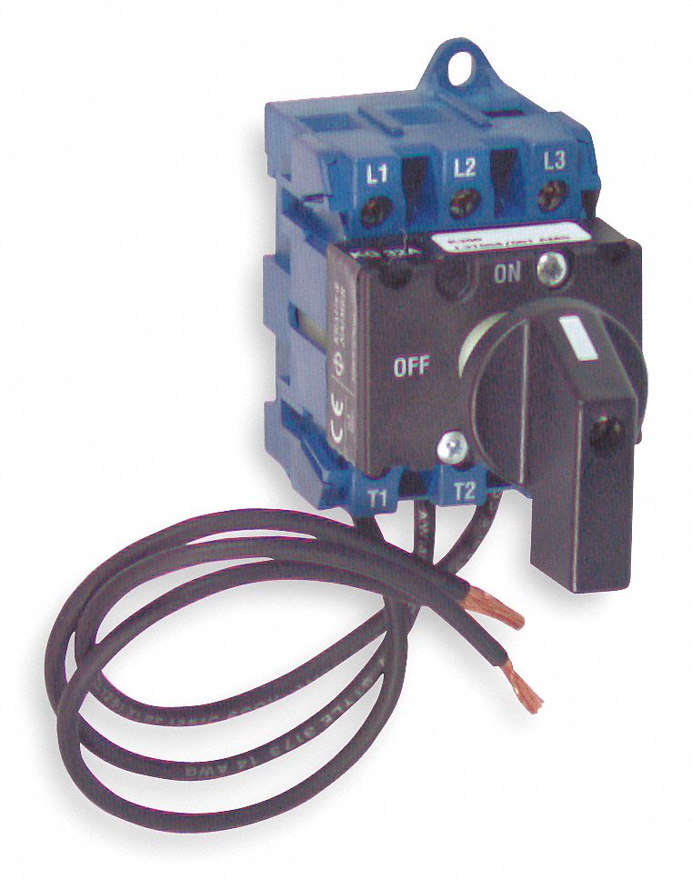 DAYTON Disconnect Switch, 600V AC, 3phase, 30 A Amperage 2YU452YU45