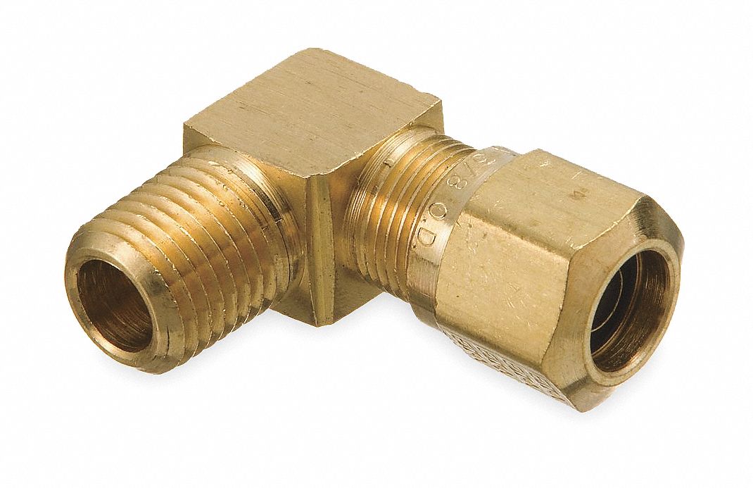 EATON WEATHERHEAD Male Elbow,1/418,3/8 In Tube Sz 2ZLK11469X6