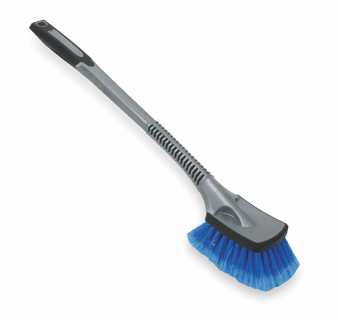 TOUGH GUY, Handheld Brush, 2 in Bristle Lg, Car Wash Brush 2ZPA7