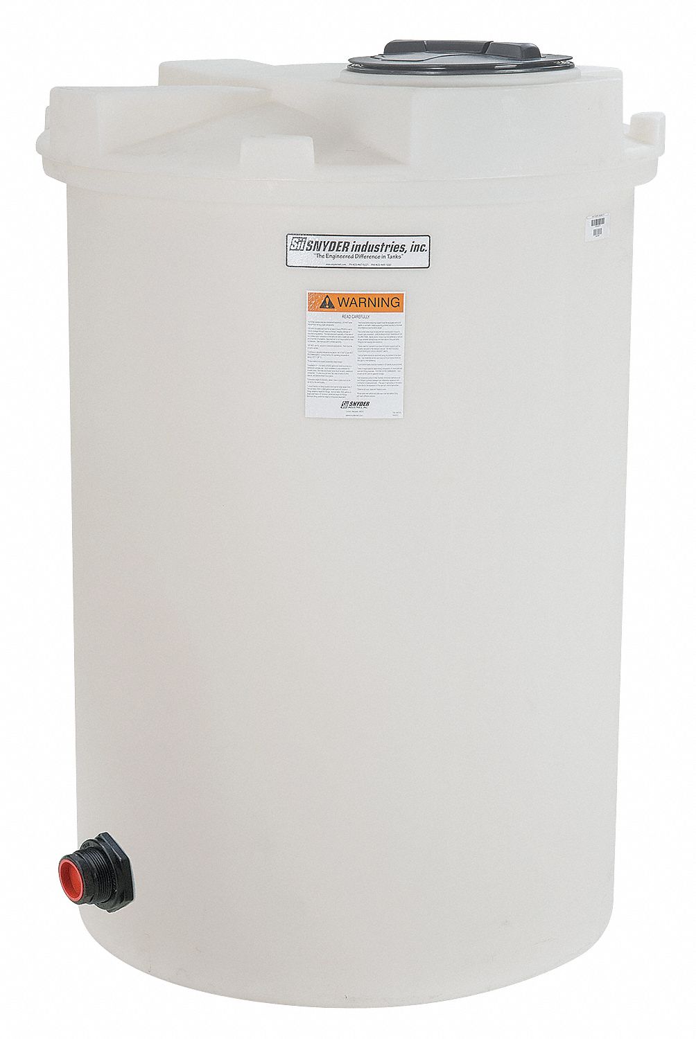 SNYDER INDUSTRIES 90gal. Closed Top Vertical Storage Tank 2ZRA4