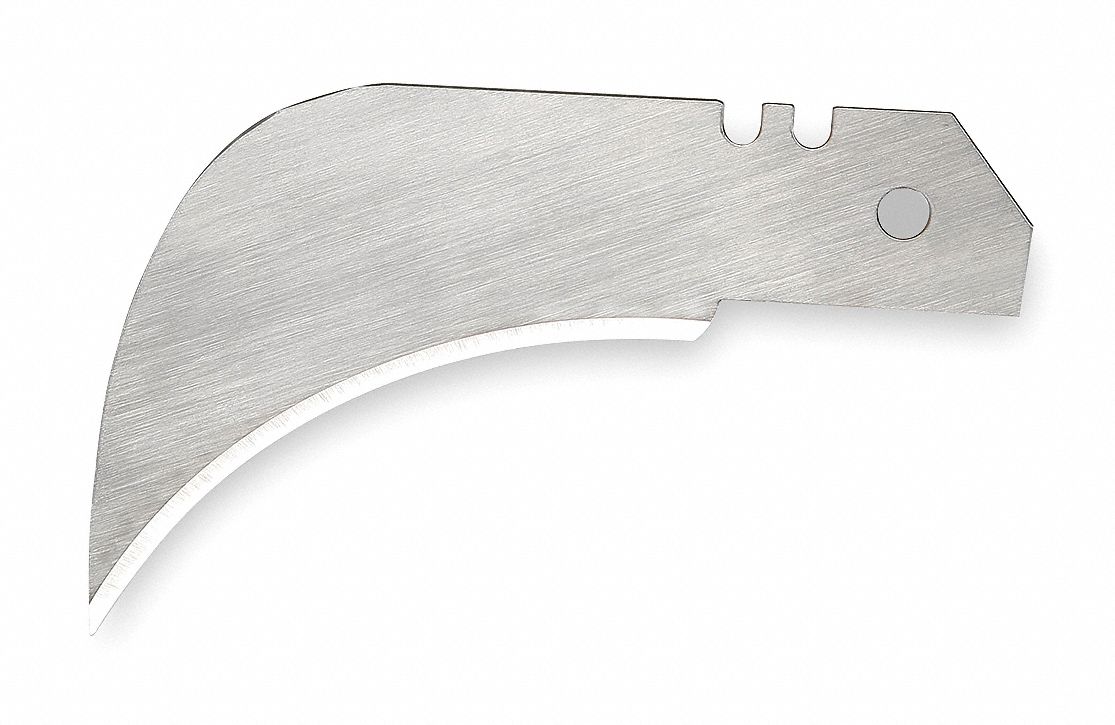 WESTWARD BLADE 31/4 LINOLEUM HOOK Utility Knife Blades WWG2ZRK3