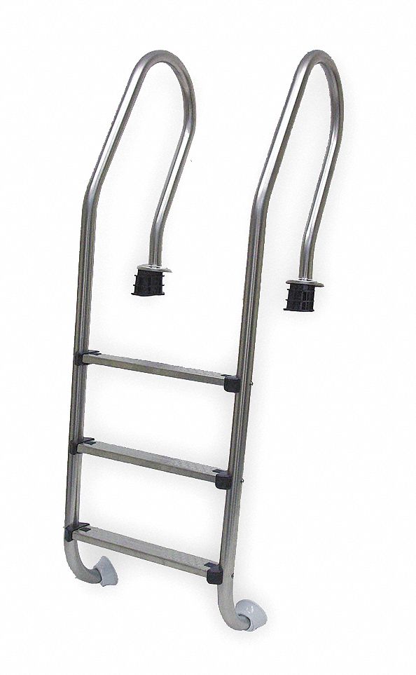 Ladder, Pool, 4 Stainless Steel Steps 2ZTP9 190735458280 eBay