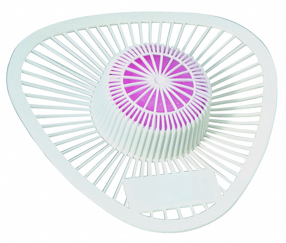 TOUGH GUY Urinal Screen with Block, Cherry, Para, 4 oz. Solid 2ZXE2