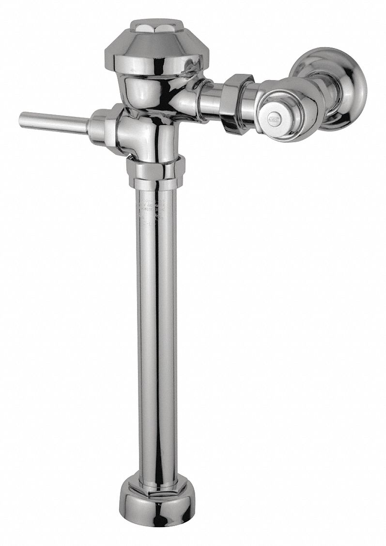 ZURN Exposed, Top Spud, Flushvalve with Top Spud Connection, For Use With Category Toilets