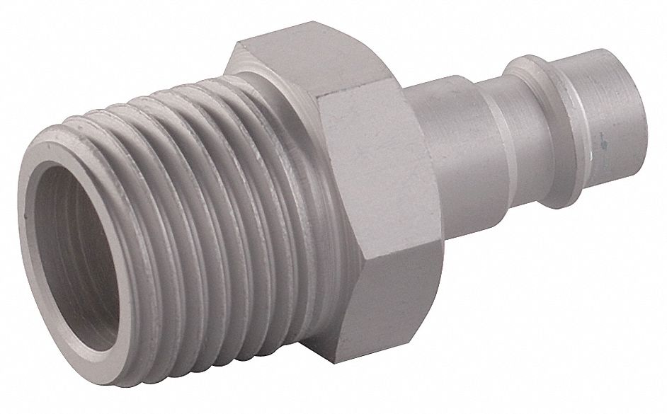 SPEEDAIRE Quick Connect Hose Coupling 1/4 in Body Size, 3/8 in Hose
