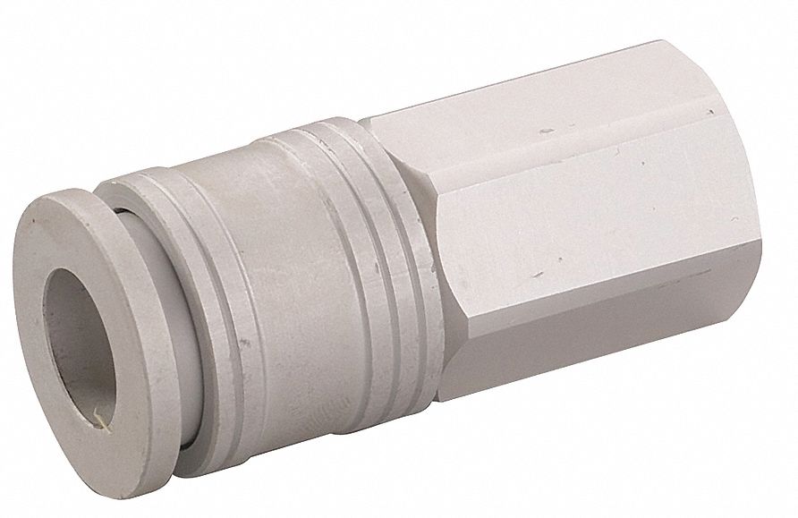 SPEEDAIRE Quick Connect Hose Coupling 3/8 in Body Size, 1/4 in Hose
