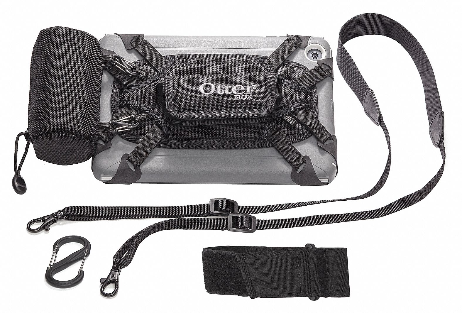 OTTERBOX Tablet Holster, 7 in., Black 30FX577730404 Grainger