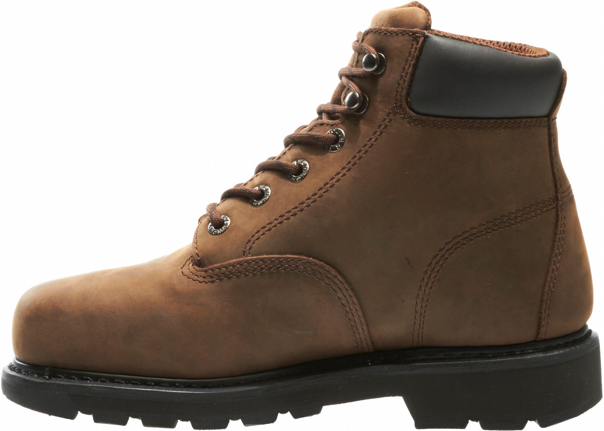 WOLVERINE 6 in Work Boot, 11, M, Men's, Brown, Steel Toe Type, 1 PR