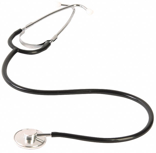 MEDSOURCE Stethoscope, Black, Disposable No 30LT61MS70021 Grainger