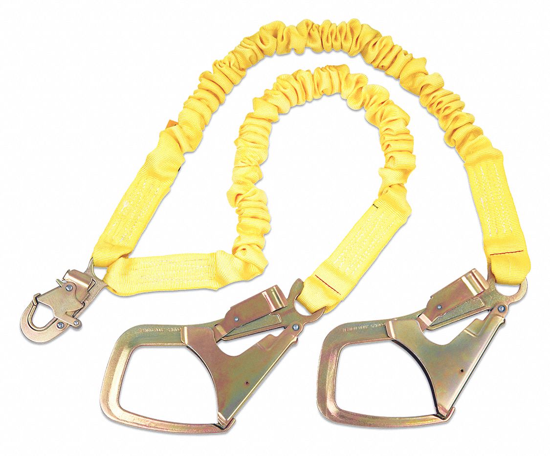 3M DBISALA Shock Absorbing Lanyard W/Saflok 30M7011244448 Grainger