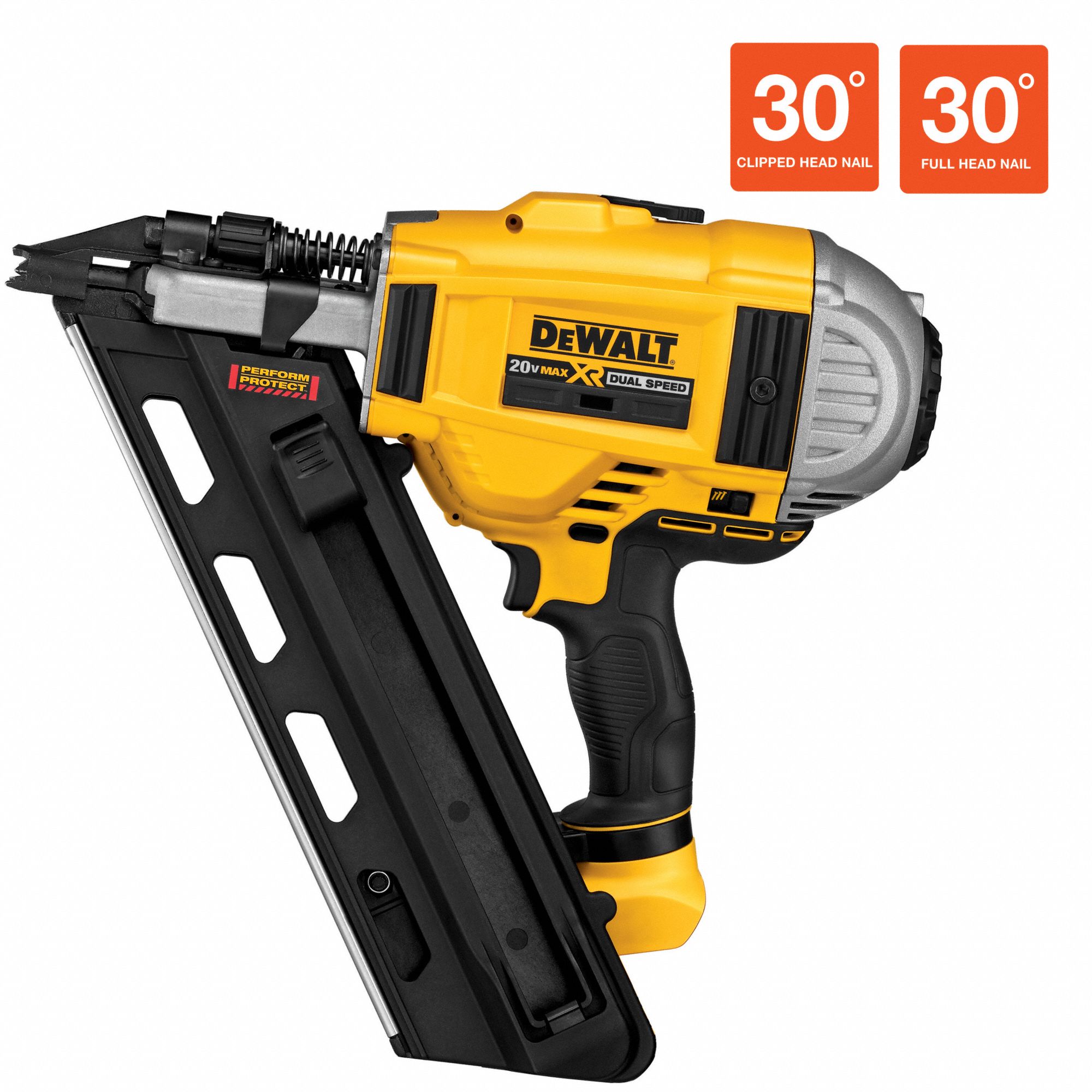 DEWALT Cordless, Nail Gun, 20V DC 30PL21DCN692B Grainger