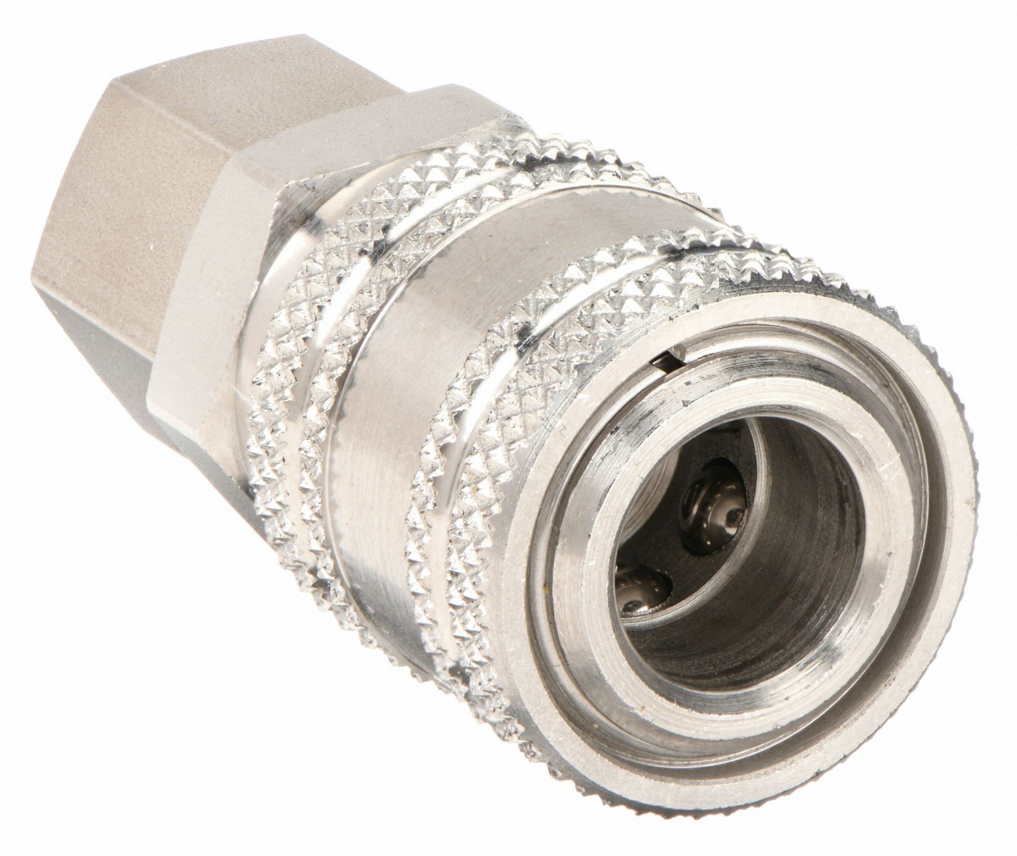 PARKER Quick Connect Hose Coupling 1/4 in Body Size, 1/4 in Hose