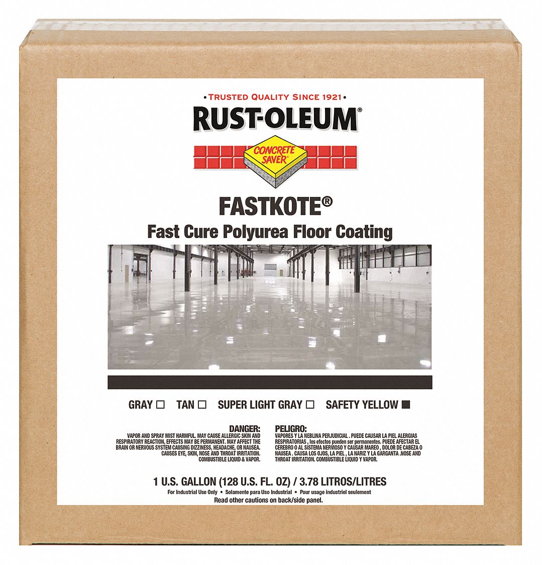 RUSTOLEUM, Aromatic Polyurea, Solvent, Floor Coating 30RL98277498