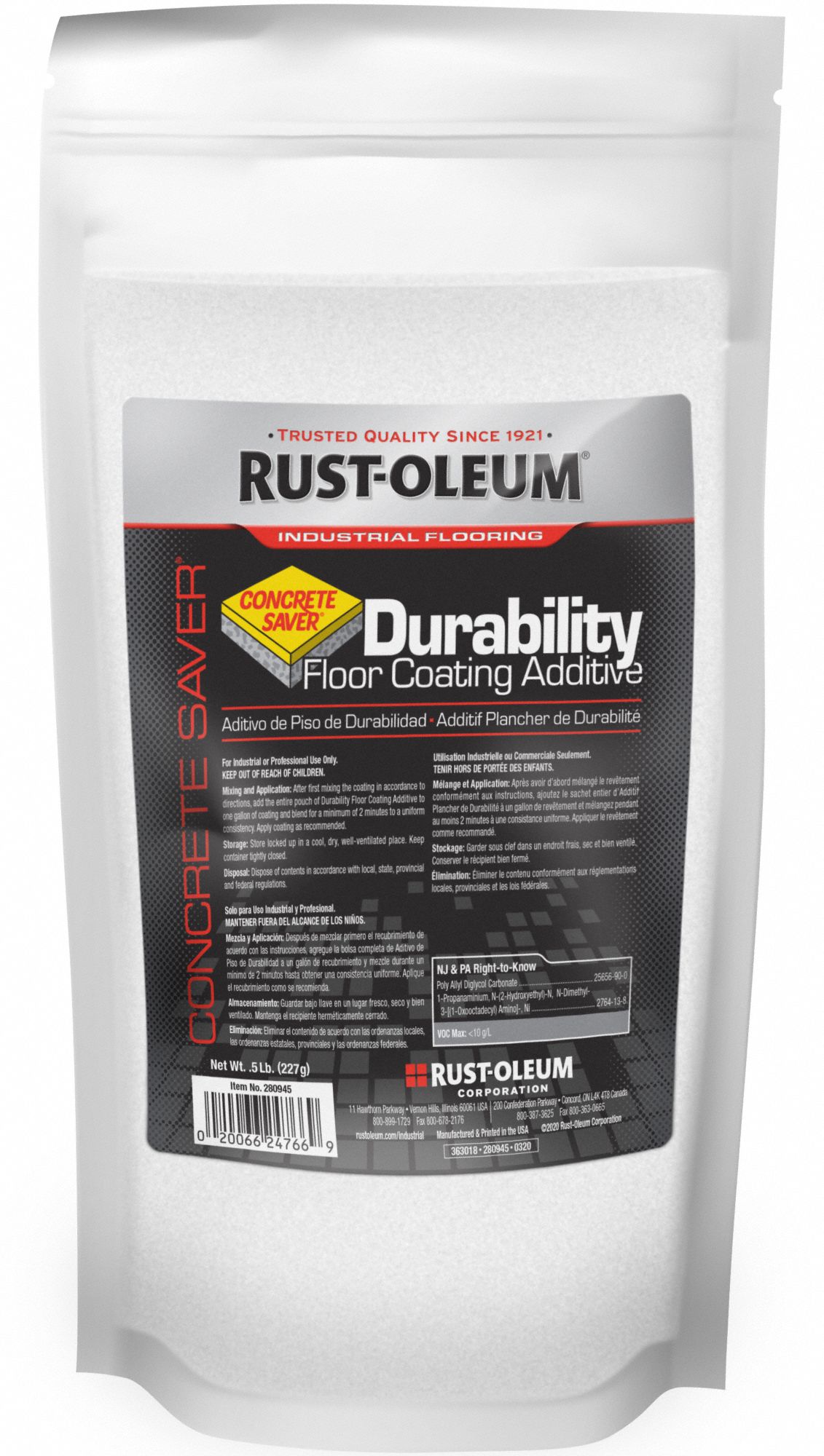 RUSTOLEUM, Thermoset Polymer Resin, White, Durability Additive