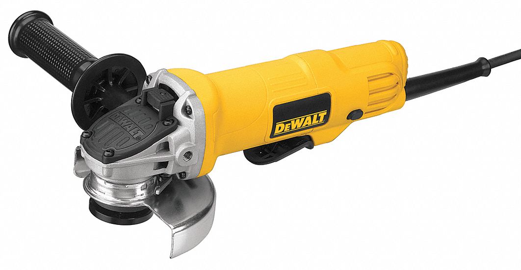 DEWALT Corded, Angle Grinder, 4 1/2 in, 7.5 A, 12,000 RPM, Type 1, Type