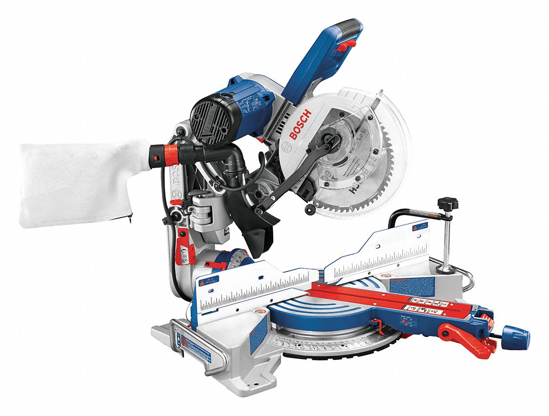 BOSCH Corded, Miter Saw, 10 in Blade Dia., 4,800 RPM Max. Blade Speed