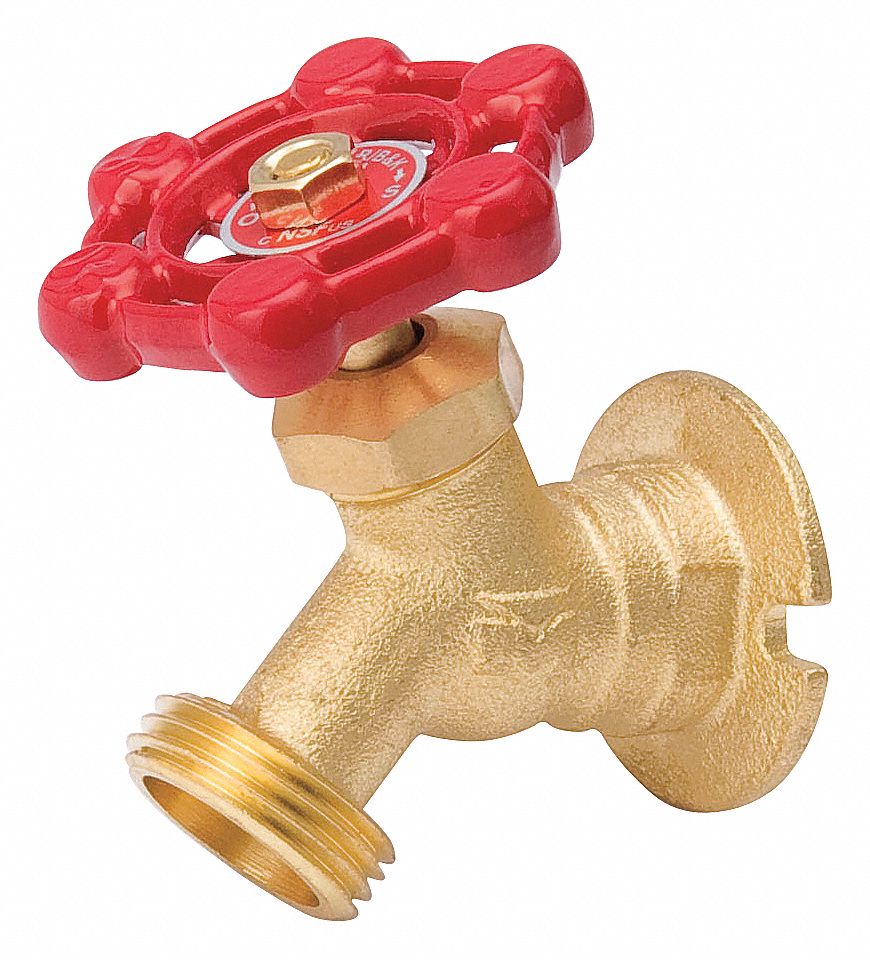 GRAINGER APPROVED Brass Sillcock Valve, Cast Iron Handle, FPT 30UK58