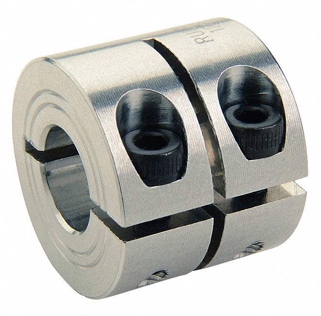 RULAND MANUFACTURING 2024 Aluminum Shaft Collar, Clamp Collar Style